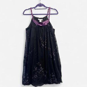 Vintage Charlotte Russe Mesh lace ballon dress size L